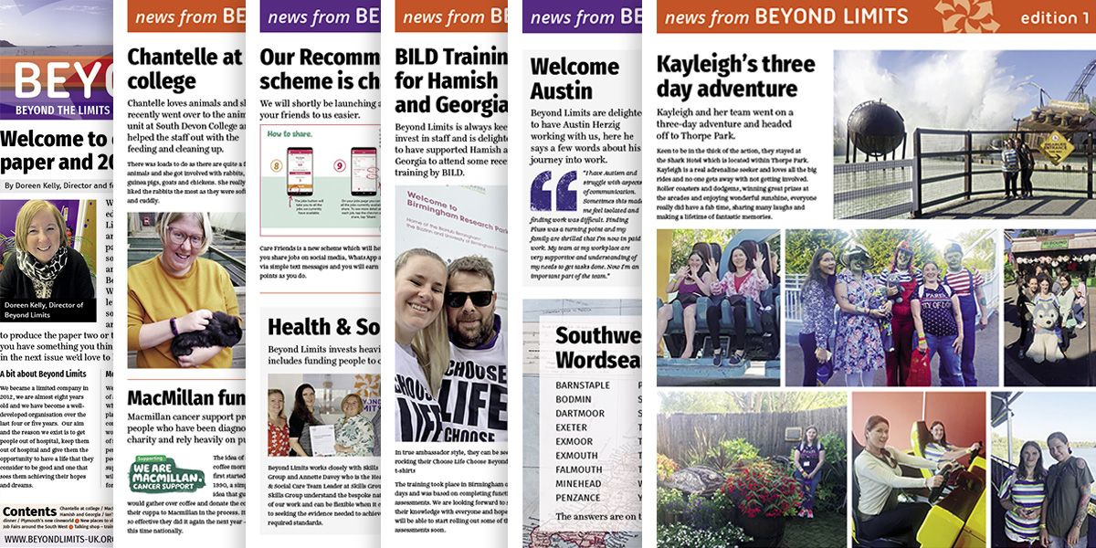 Previews of some pages from the first edition of our newspaper