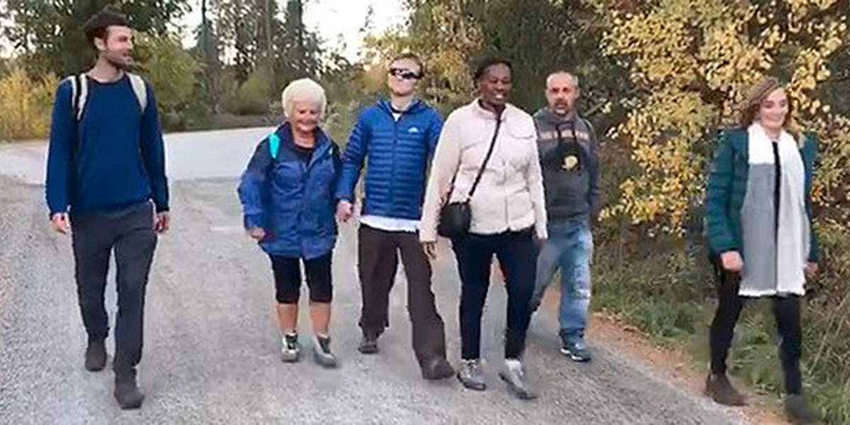 Ricky and his team walking the walk in Sweden